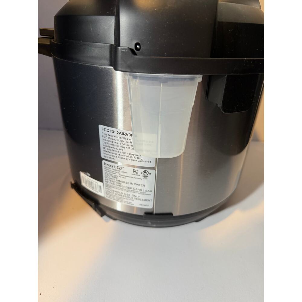 Instant Pot Smart WiFi 60 6qt Pressure Cooker Stainless Steel Tested Works book - Picture 5 of 10